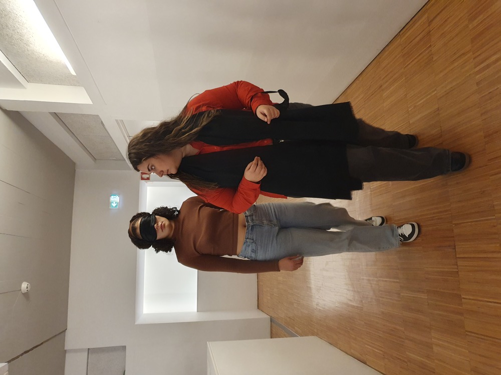 Prática simulado de técnicas de guia