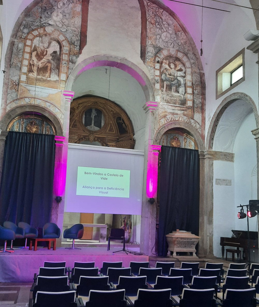 Interior da Capela que acolheu a abertura do encontro da ADV